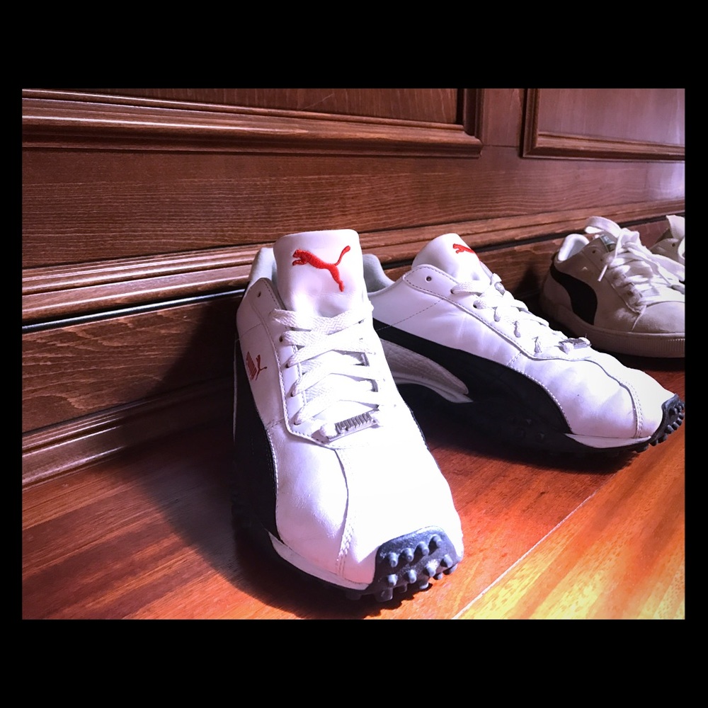 Puma Elite Mens Sneakers Size 8 White