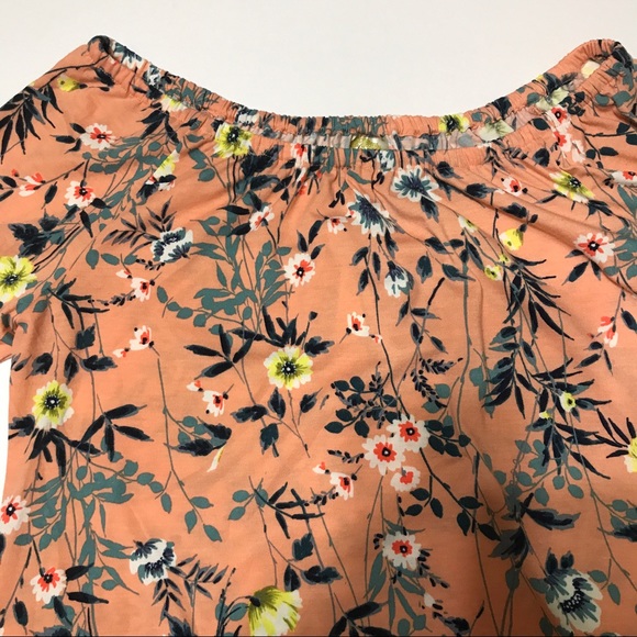 🎈SALE ANTHROPOLOGIE Fig & Flower Floral Top TO-17 - Picture 3 of 5