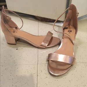 H&M ankle strap heels