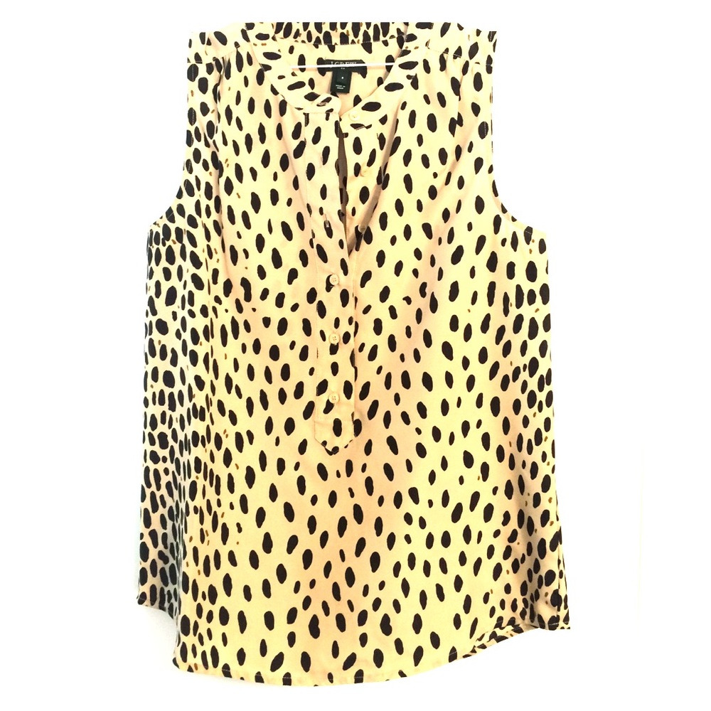 Jcrew leopard tank