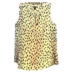 Jcrew leopard tank