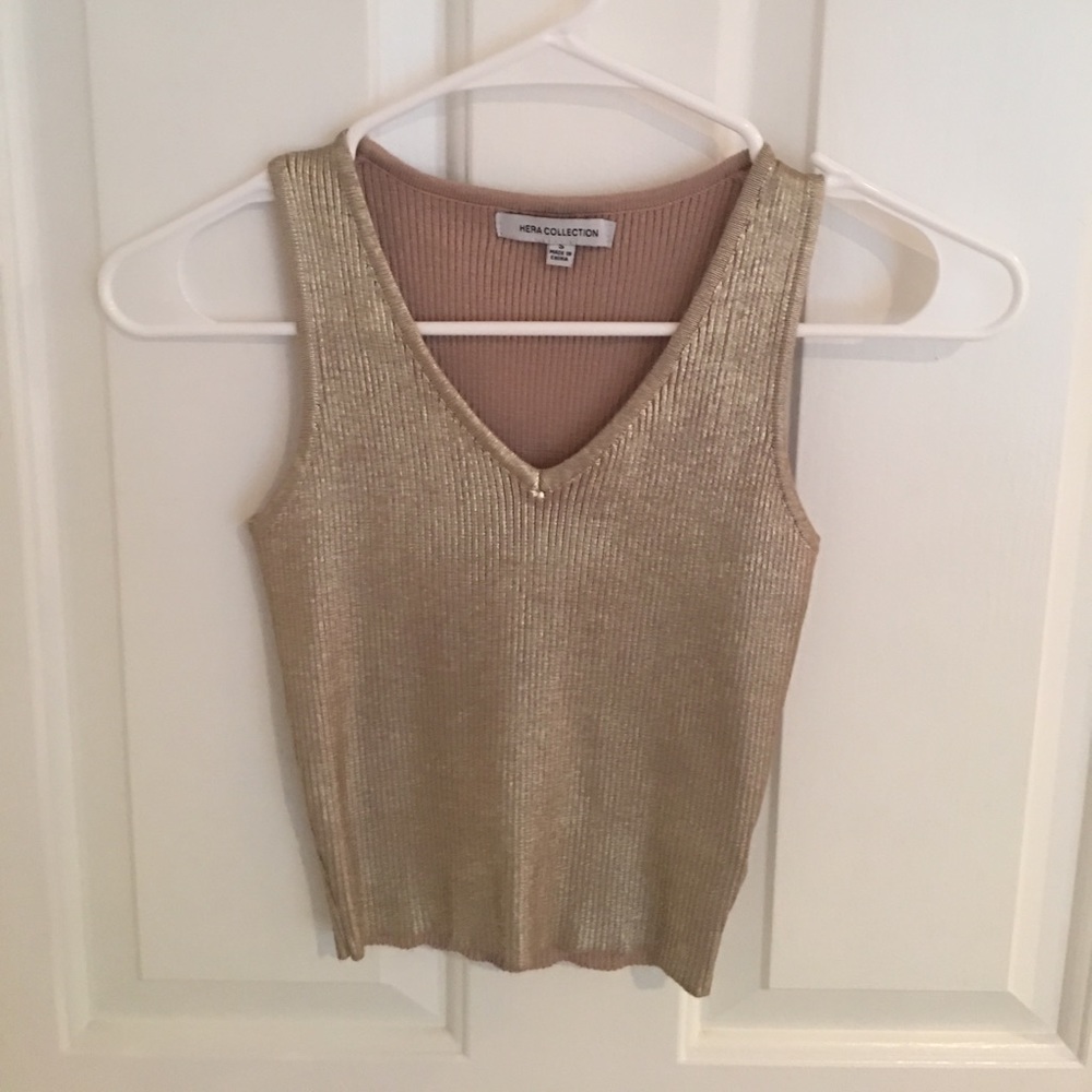 Metallic Crop Tank - Picture 3 of 3