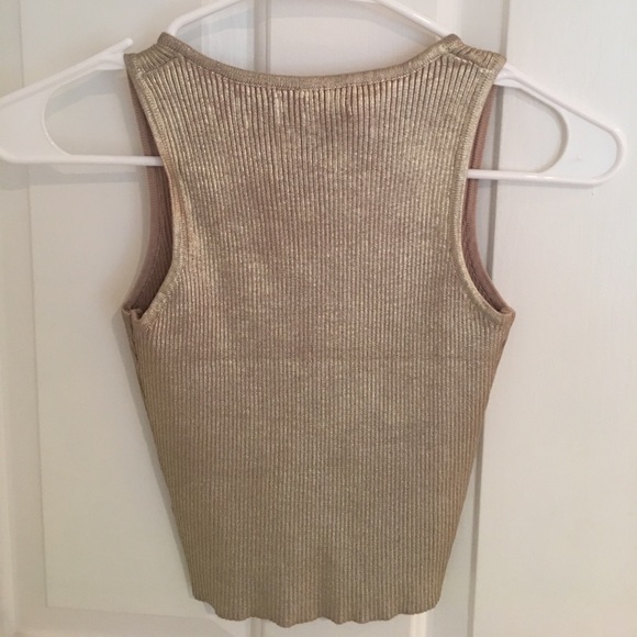 Metallic Crop Tank - Picture 2 of 3