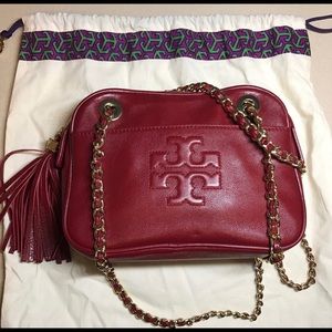 Cherry Red Tory Burch Crossbody Bag