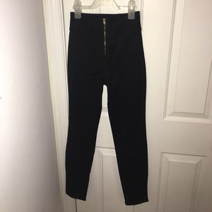 High-Waist Skinny Jeans