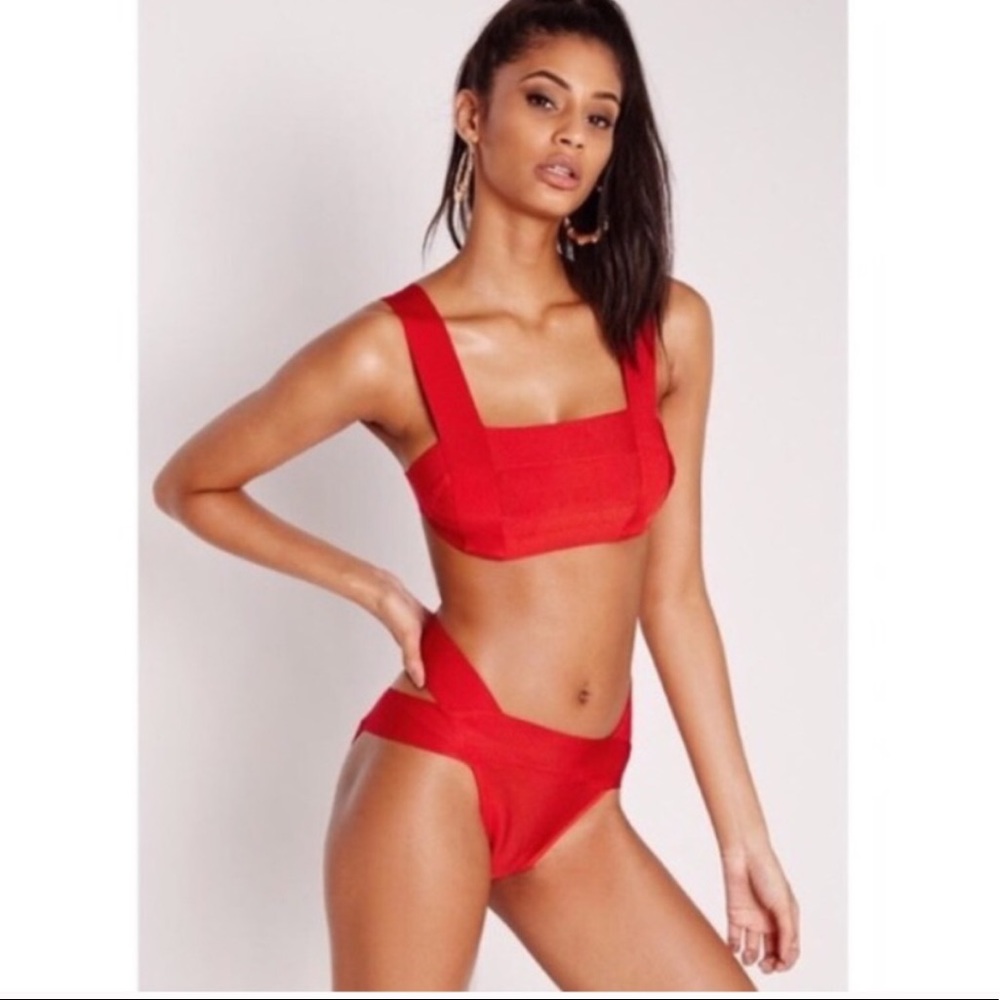 Misguided 2 piece swimsuit