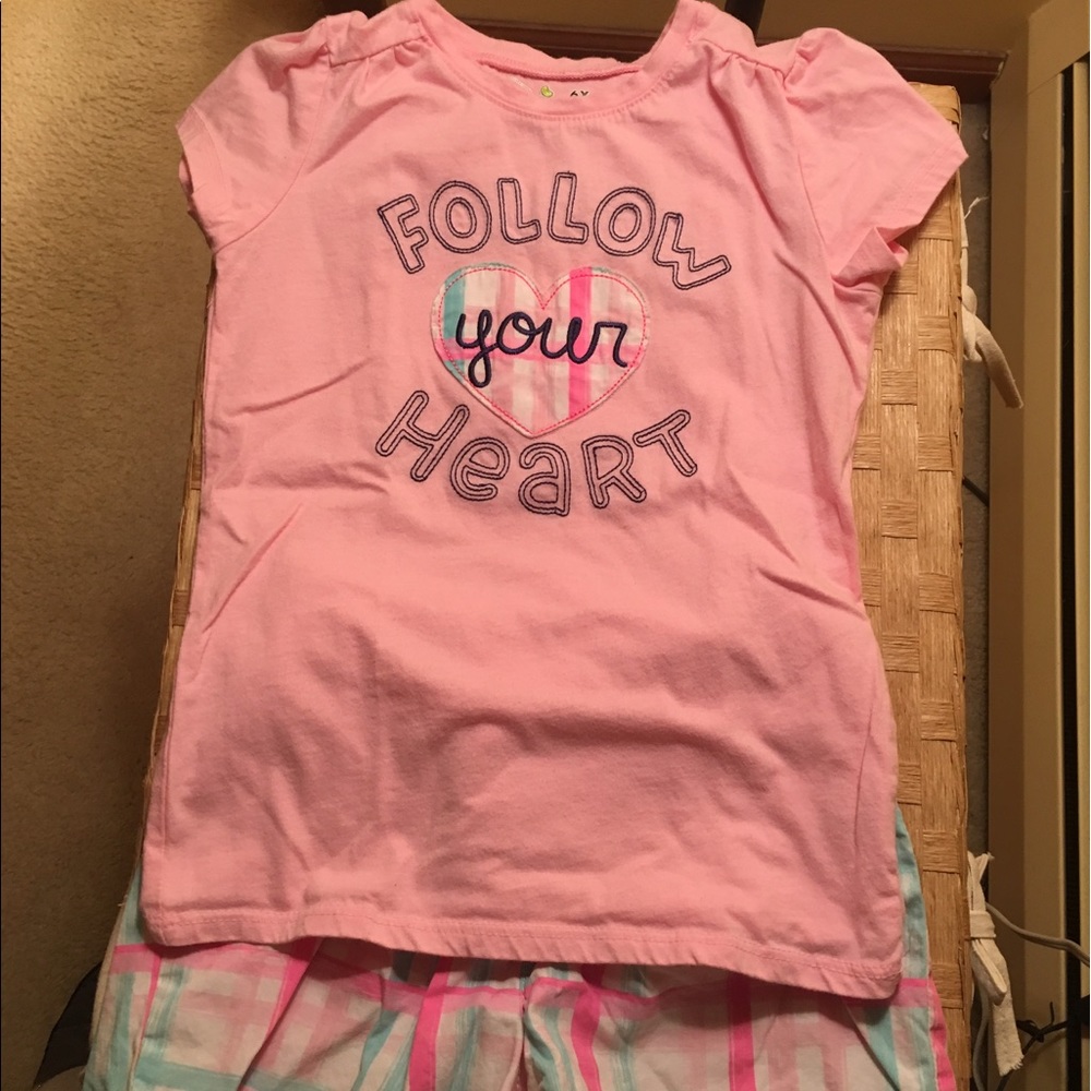 T-shirt and shorts set by Jumping Beans.
