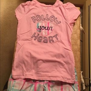 T-shirt and shorts set by Jumping Beans.
