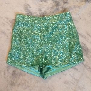 Nasty Gal sequin short shorts