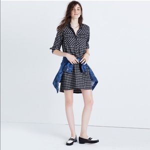 Madewell Daywalk Shirtdress in Hilldale Plaid