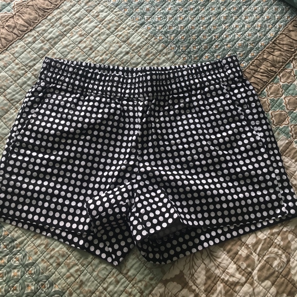 J Crew Polka dot shorts