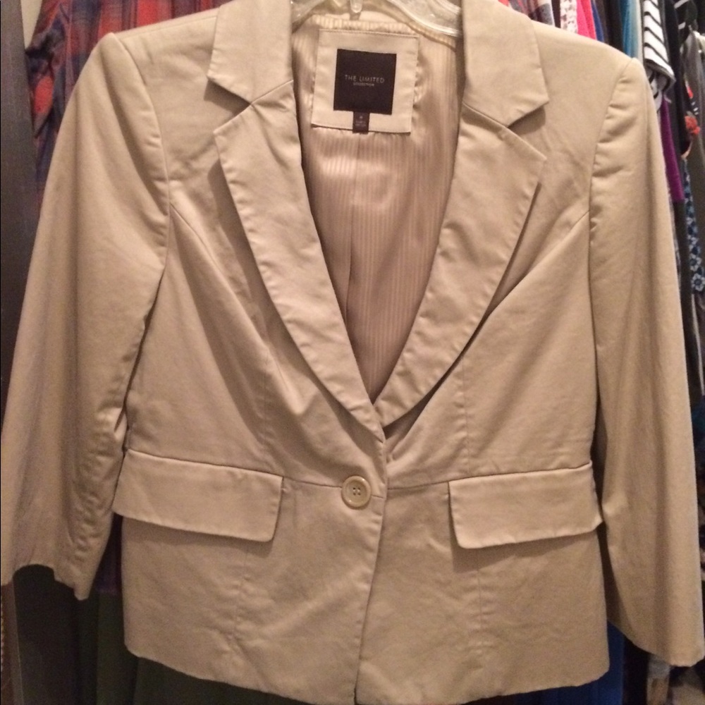 The Limited khaki Blazer