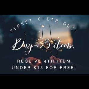 PLEASE READ! Help me clear out my closet!