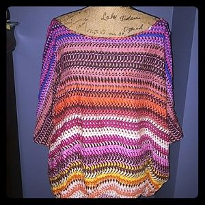 Ashley Stewart-Cold Shoulder Blouse