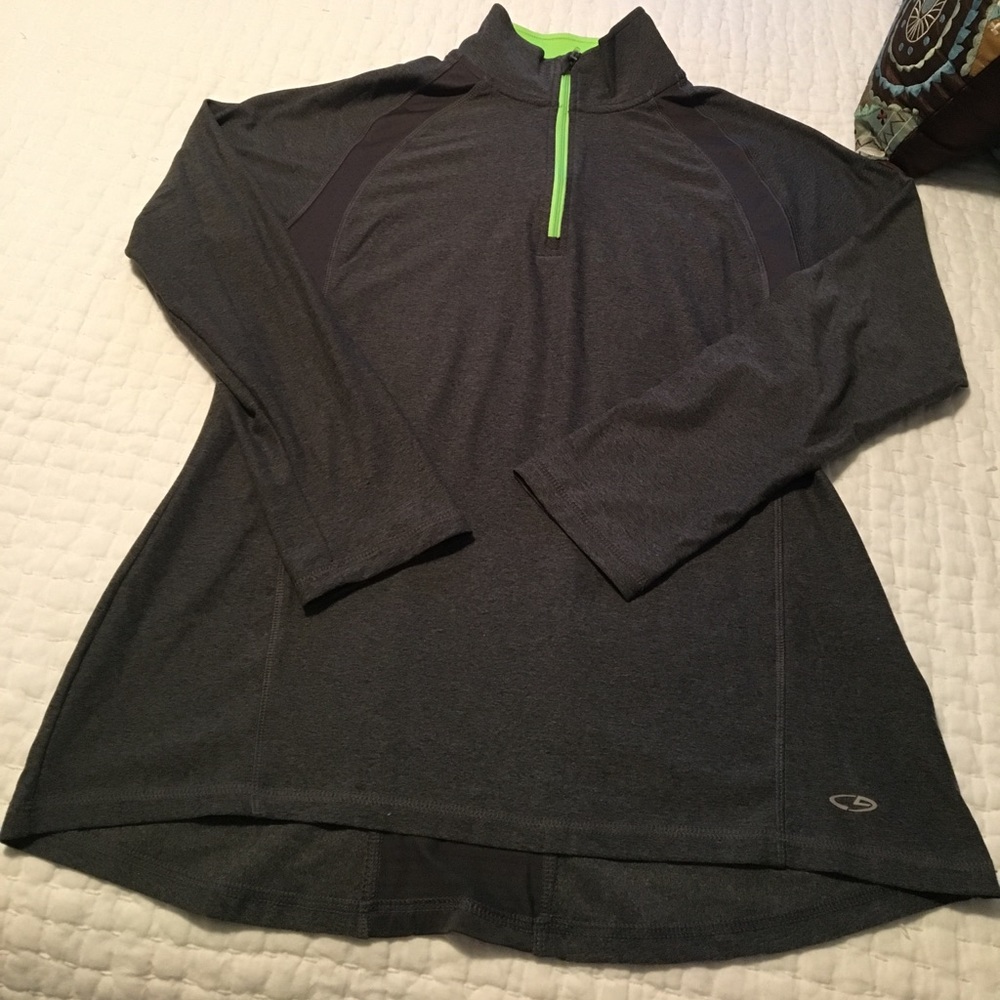 Champion long sleeve zip up top
