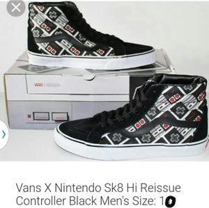 Nintendo vans high tops (never been worn)