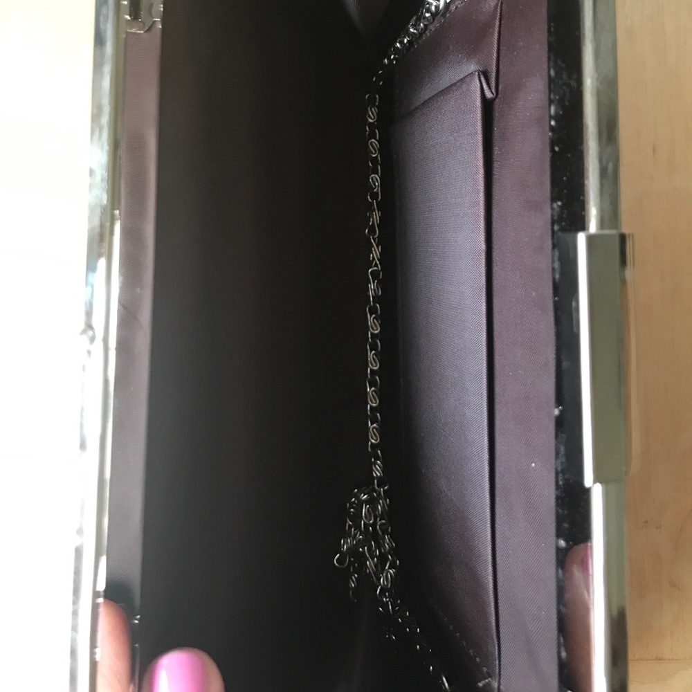 Small Shimmer/Brown Clutch - Picture 2 of 4