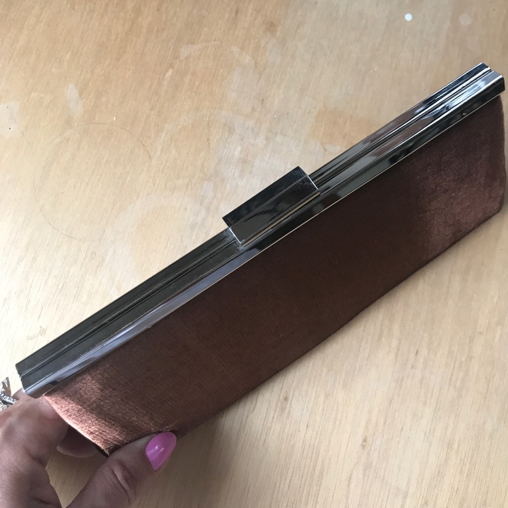 Small Shimmer/Brown Clutch - Picture 4 of 4