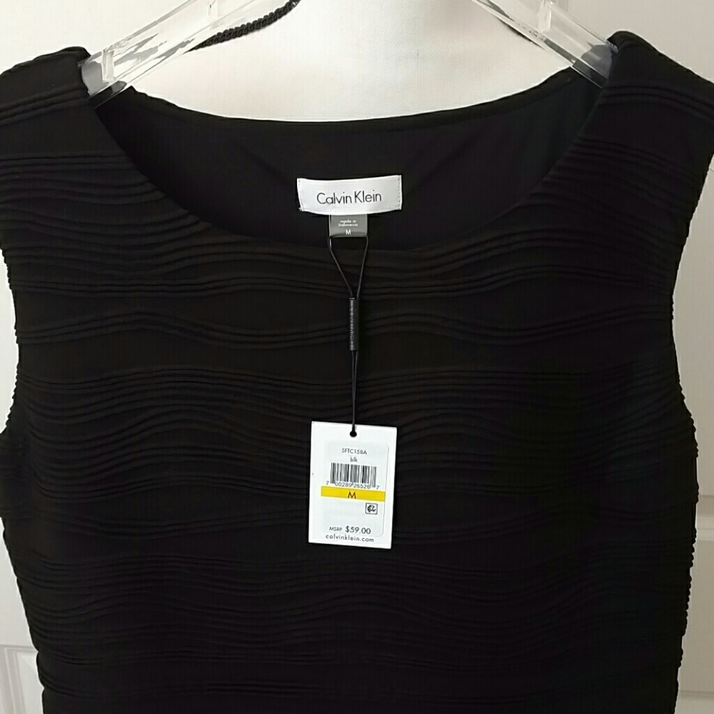 NWT Calvin Klein Black Top Size M