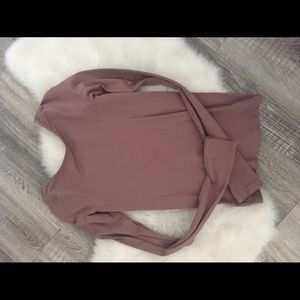 Free people backless spandex shirt