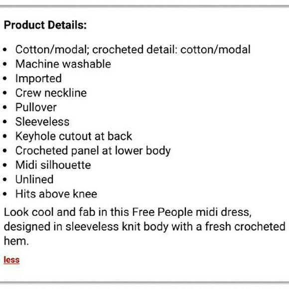 Free People Midi Dress - Picture 4 of 4