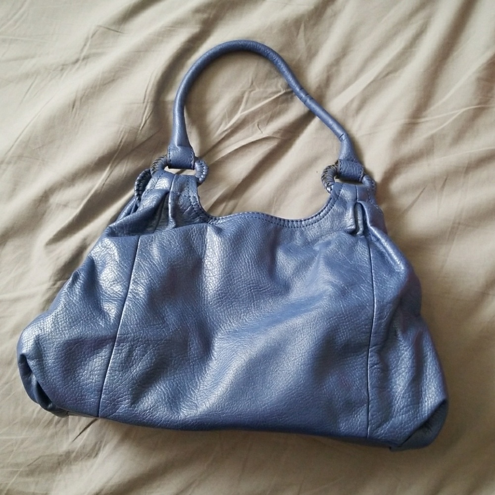 The limited blue satchel purse
