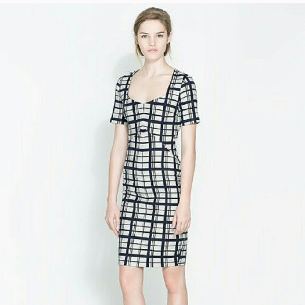 Zara Shift Midi Dress