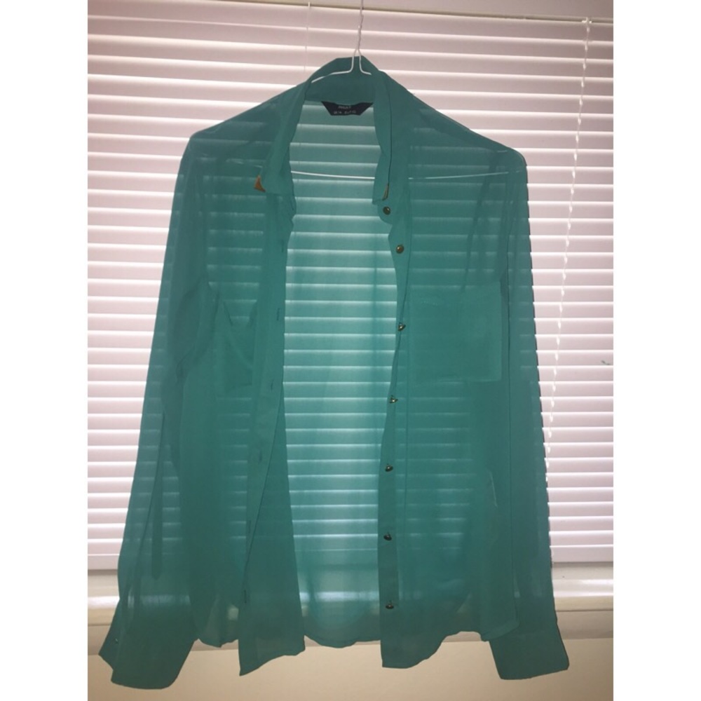 See through chiffon shirt 💝