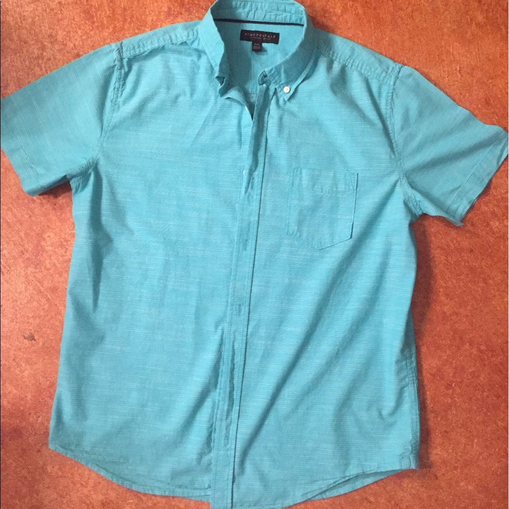 Men's Aeropostale short sleeve button up