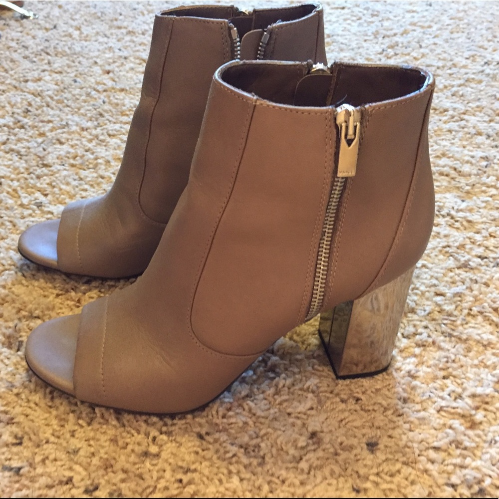 Vince Peep Toe Booties