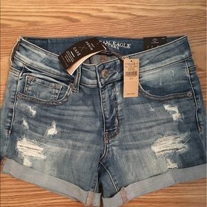 NWT  American eagle super stretch midi short