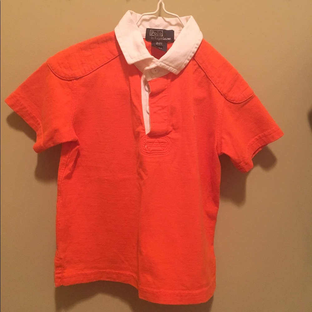 Boys orange Polo shirt