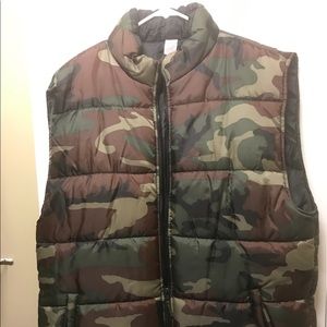 Camouflage Winter Vest