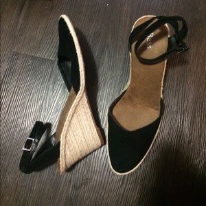 Vintage Bass slingback Wedges