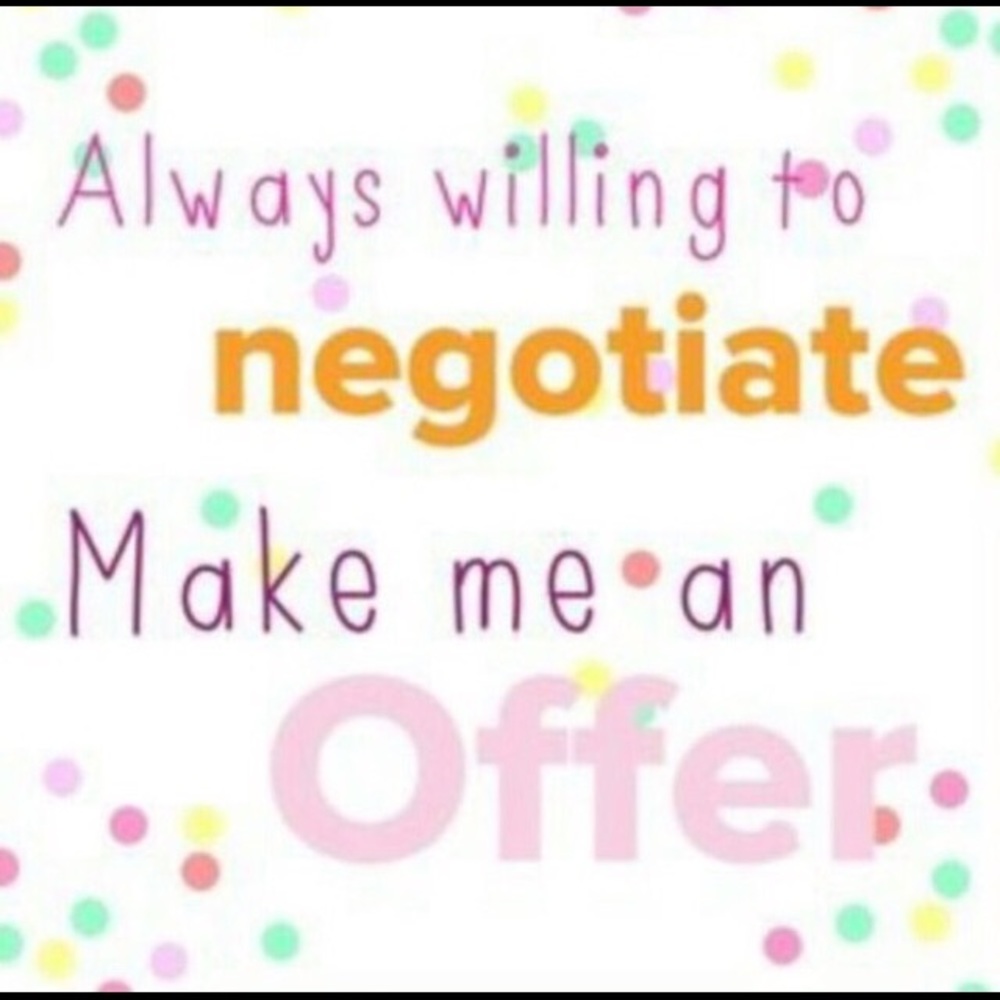Make an offer on single items or bundles.