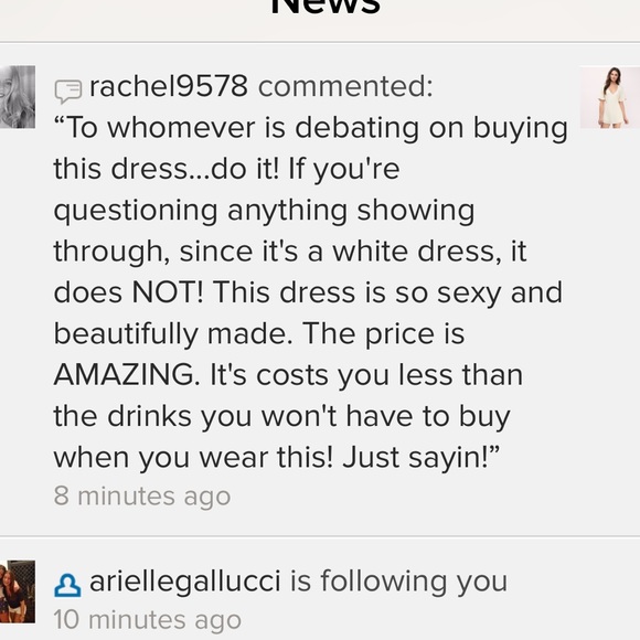 💕SUMMER BLOWOUT 💕FOR THE NIGHT CREAM DRESS - Picture 4 of 5