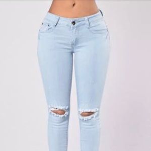 Fashion Nova Ripped Jeans