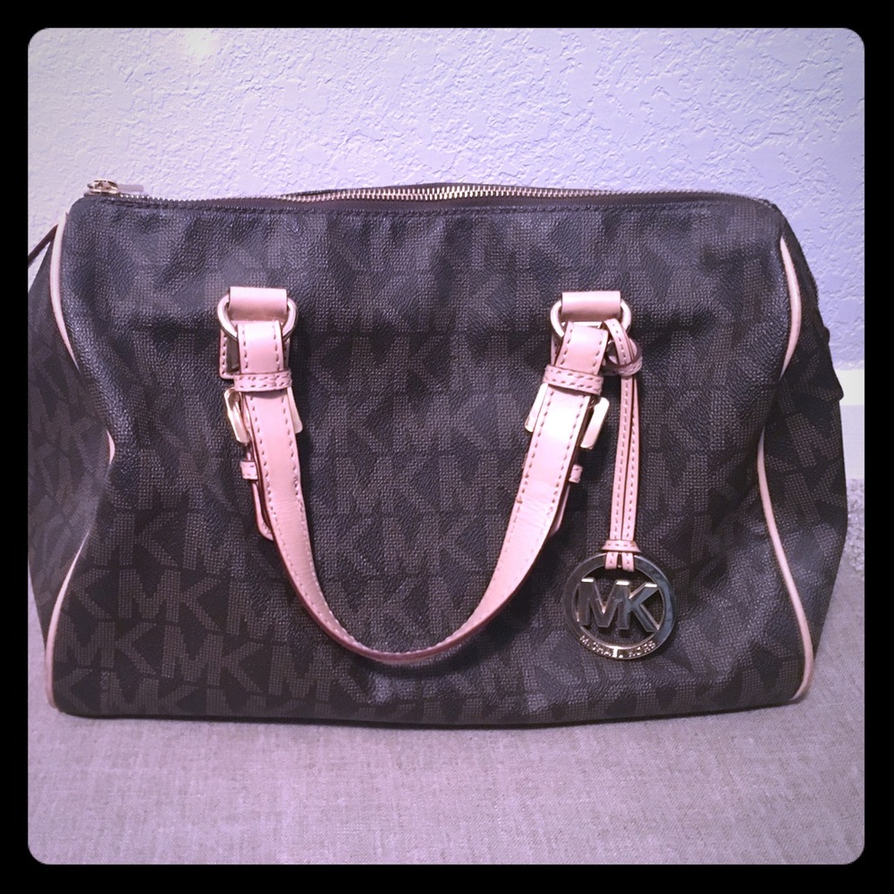 Michael Kors - brown logo bag