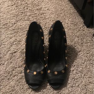 Black Tory Burch Wedges
