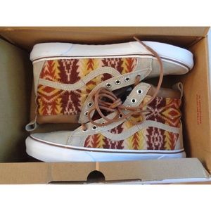 Vans Shoe "Sk8-Hi" Pendleton Tribal Tan Men 10.5