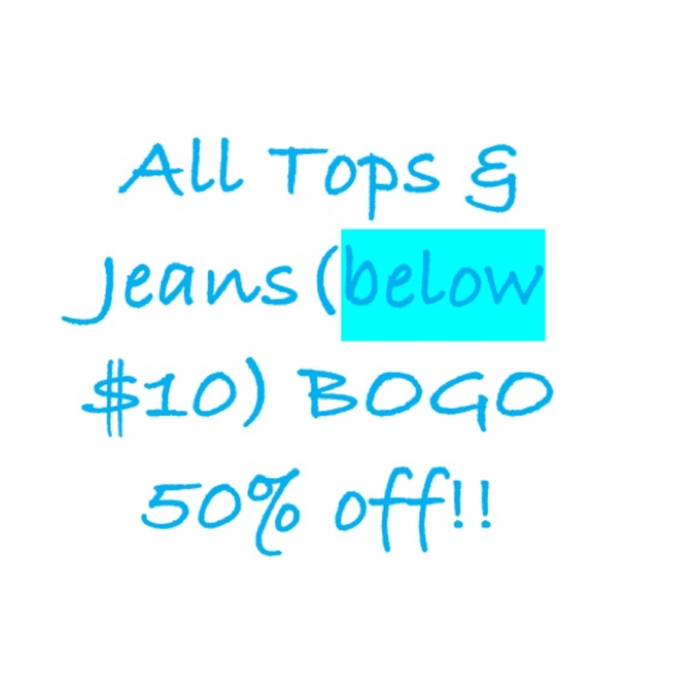 BOGO 50% OFF