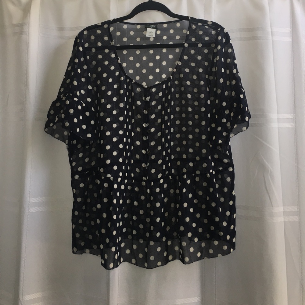 JCrew silk shirt