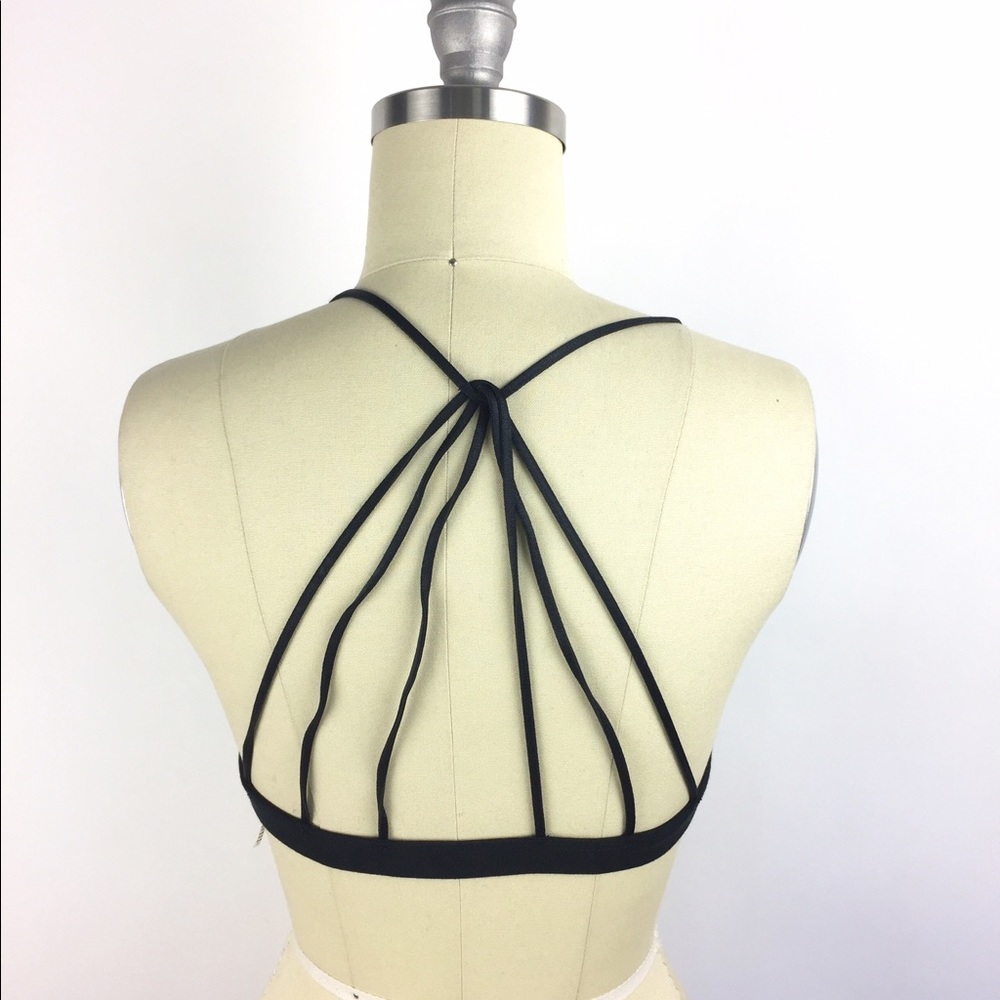 Victoria's Secret Black Lace Strappy Bralette S - Picture 3 of 6