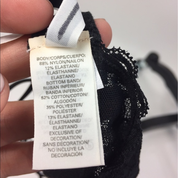 Victoria's Secret Black Lace Strappy Bralette S - Picture 5 of 6