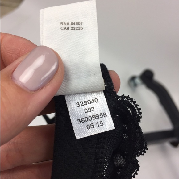 Victoria's Secret Black Lace Strappy Bralette S - Picture 6 of 6
