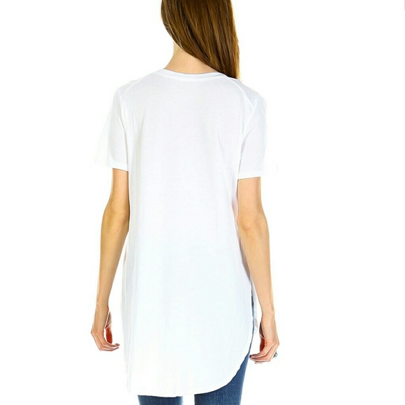 🎉HP🎉 Rose V Cut Out Tee - Picture 3 of 3