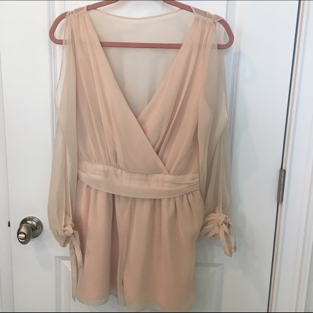 Venus Sheer cream romper
