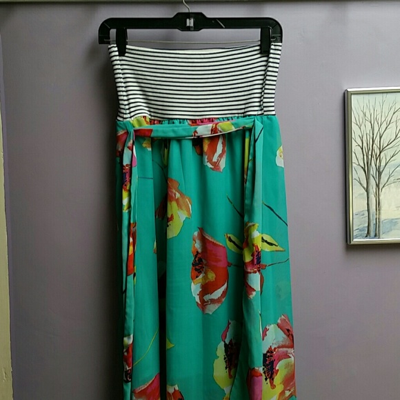 Strapless maxi dress - Picture 2 of 3