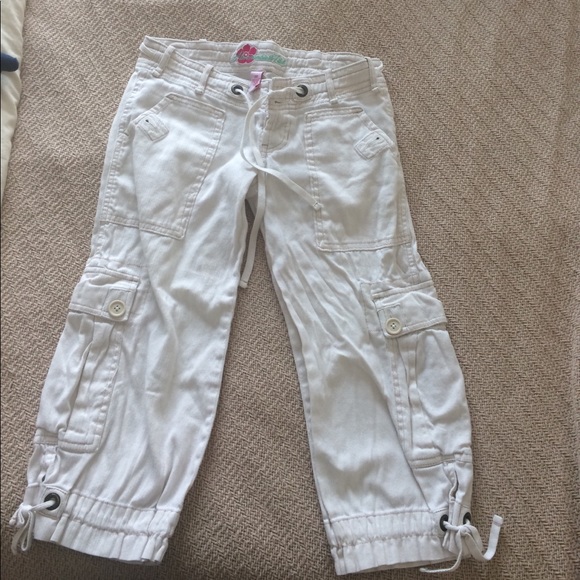 Capris style cream Abercrombie&Fitch pant - Picture 1 of 2