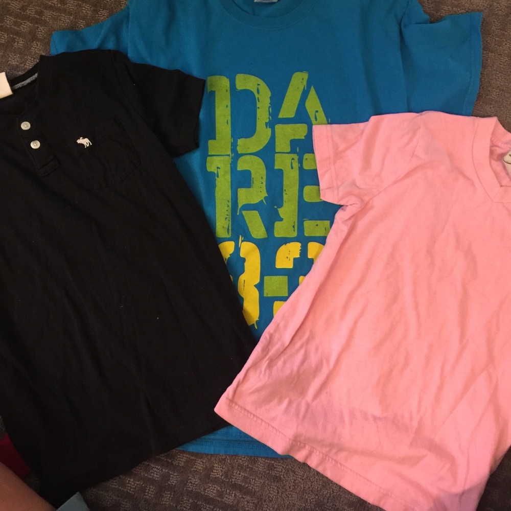 Abercrombie tees and another tee